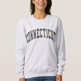 Connecticut State Vintage College Stil Sweatshirt T Shirt