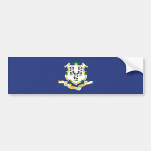 Connecticut Statlig flagga Bildekal
