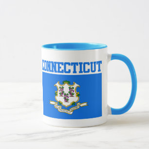 Connecticut Statlig flagga Mugg