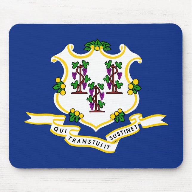 Connecticut Statlig flagga Musmatta (Framsidan)