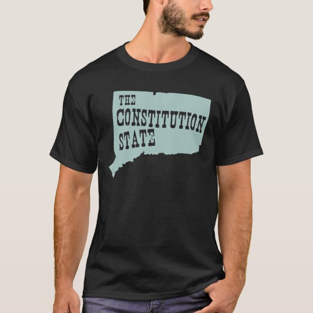 Connecticut statlig Mottoslogan T Shirt (Framsida)