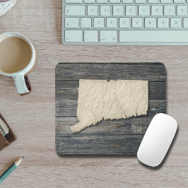 Connecticut Statsöversikt Musdyna | Kontorsdekorat Musmatta