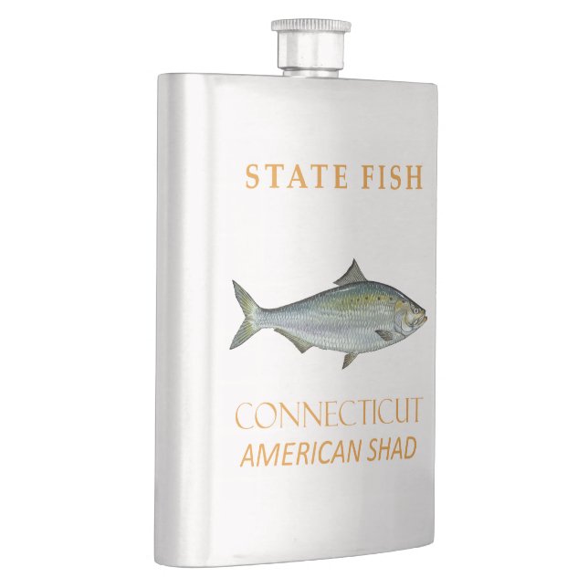 Connecticut Territory Fiska Amerikansk Shad Fickplunta (Höger)