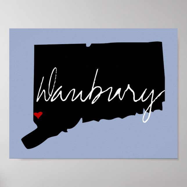 Connecticut Town Poster (Framsidan)