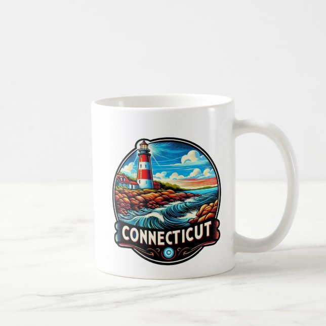 Connecticut USA Kaffemugg (Höger)