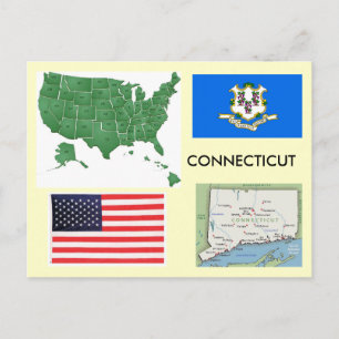 Connecticut USA Vykort