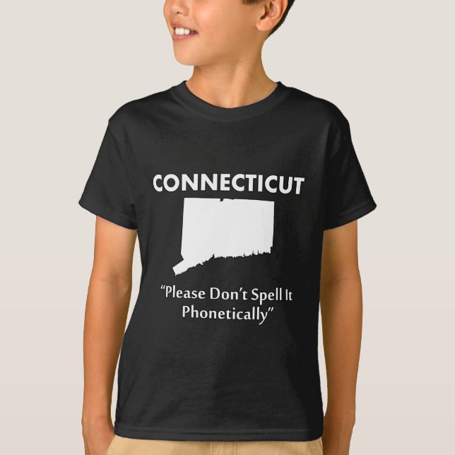 Connecticut - Vänligen stäva det inte fonetiskt Tee (Framsida)