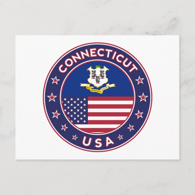 Connecticut Vykort (Framsida)