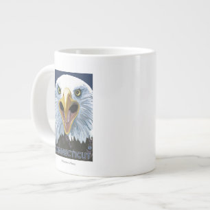 ConnecticutÄggen uppåt Stäng Jumbo Mugg