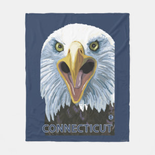 ConnecticutEagle upp slut Fleecefilt