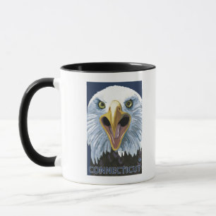 ConnecticutEagle upp slut Mugg