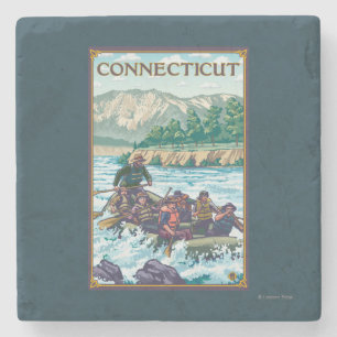 ConnecticutRiver som Rafting plats Underlägg Sten