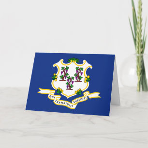 Connecticuts flagga, Flagga Connecticut Kort