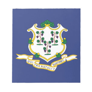 Connecticuts statsflagga anteckningsblock