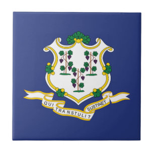 Connecticuts statsflagga kakelplatta