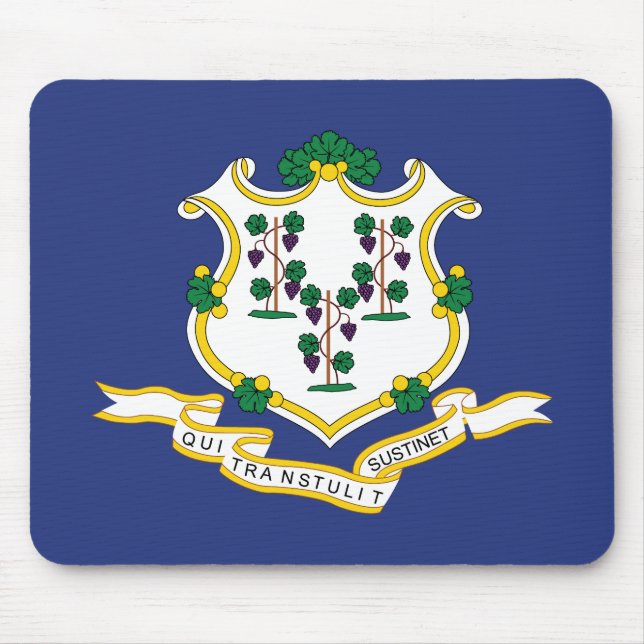 Connecticuts statsflagga musmatta (Framsidan)