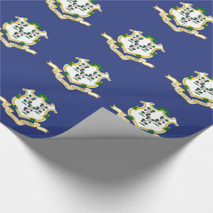 Connecticuts statsflagga presentpapper