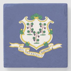 Connecticuts statsflagga stenunderlägg