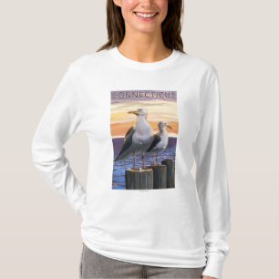ConnecticutSea fiskmåsplats Tee