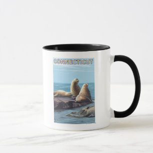 ConnecticutSea lejonplats Mugg
