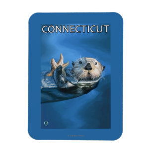 ConnecticutSea utterplats Magnet