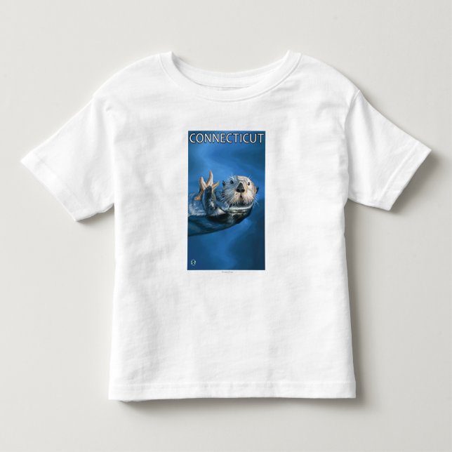 ConnecticutSea utterplats T-shirt (Framsida)