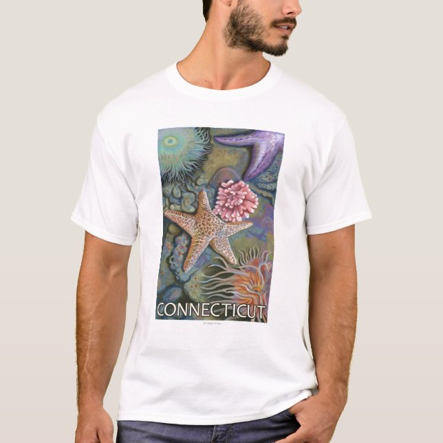 ConnecticutTidepool plats T-shirt (Framsida)