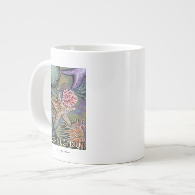 ConnecticutTidepool-scen Jumbo Mugg (Framsida vänster)