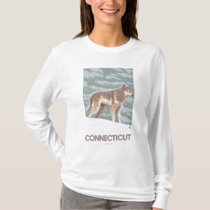 ConnecticutWolf plats Tee