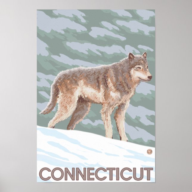 ConnecticutWolf Scene Poster (Framsidan)