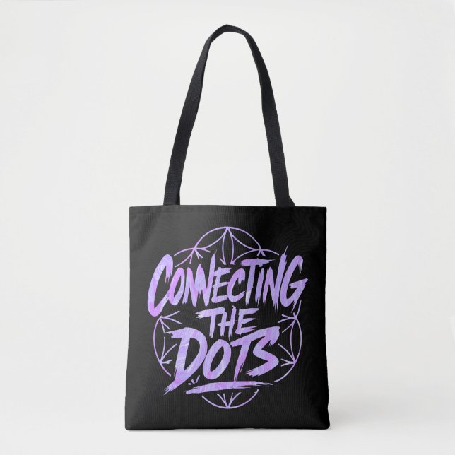 Connecting The Dots Totes Tygkasse (Framsida)