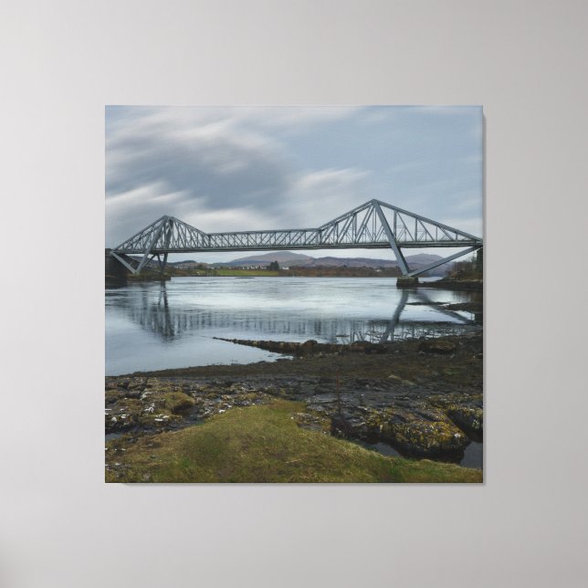 Connel Bridge Metall Canvastryck (Framsida)