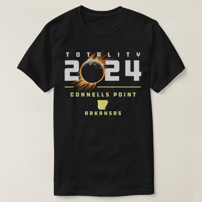 Connells Point Arkansas 2024 totalt solarium T T Shirt (Design framsida)