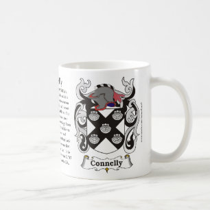 Connelly, ursprung som, är menande och kaffemugg