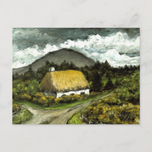 Connemara cottage vykort