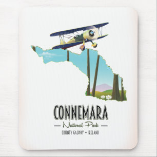 Connemara Nationalpark County Galway Irland karta Musmatta