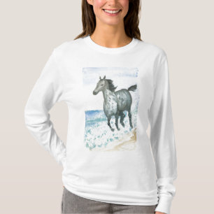 Connemara Pony Dam Långlivad T-shirt