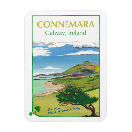Connemara Travel Poster Fridge Magnet