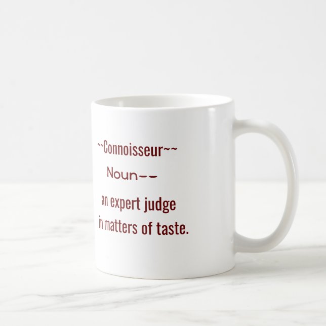 Connoisseur - definition - kaffe mugg (Höger)