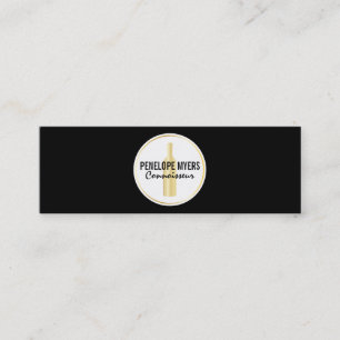 Connoisseur   GULD FLASKA Mini Visitkort