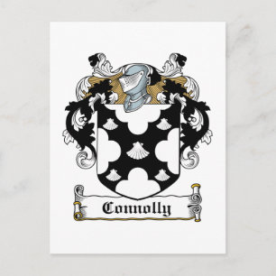 Connolly Family Crest Vykort