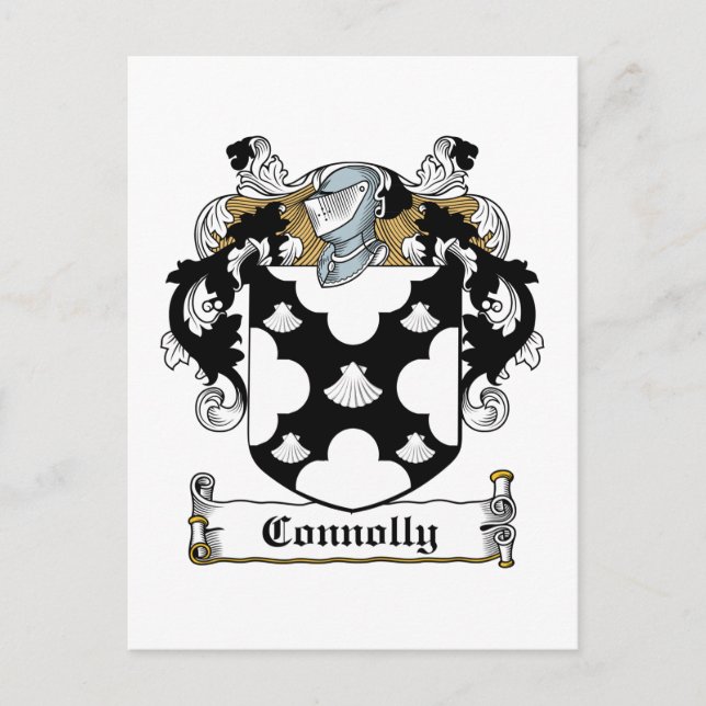 Connolly Family Crest Vykort (Framsida)