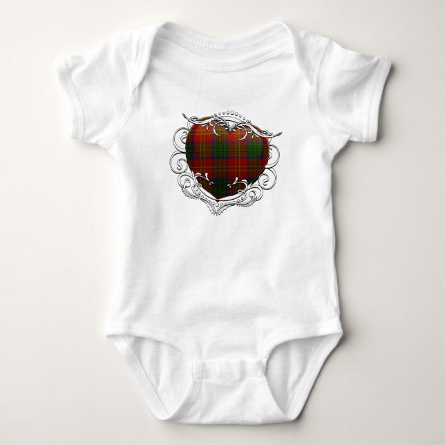 Connolly Tartan Heart T Shirt (Framsida)