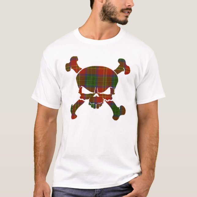 Connolly Tartan Skull No Banner Shirt T-shirt (Framsida)