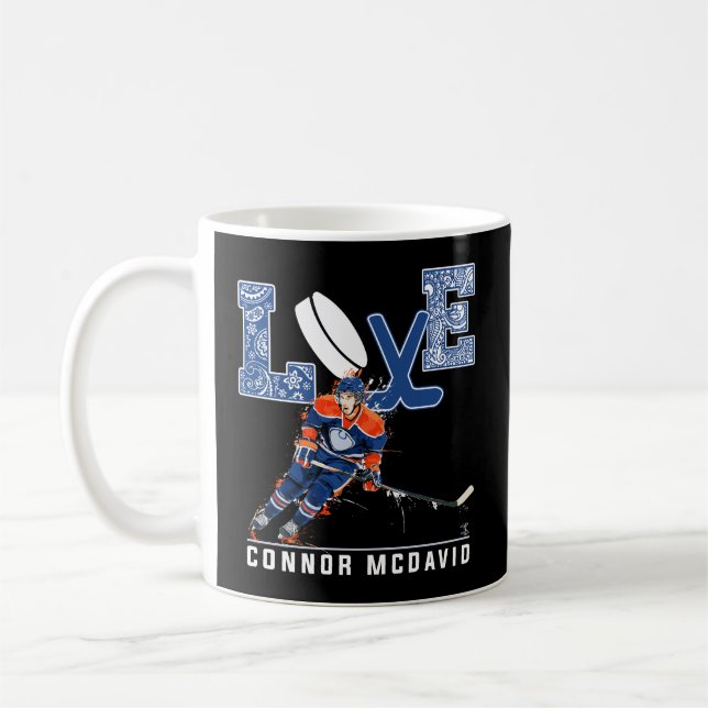 Connor Mcdavid Kärlek My Player Apparel Kaffemugg (Vänster)