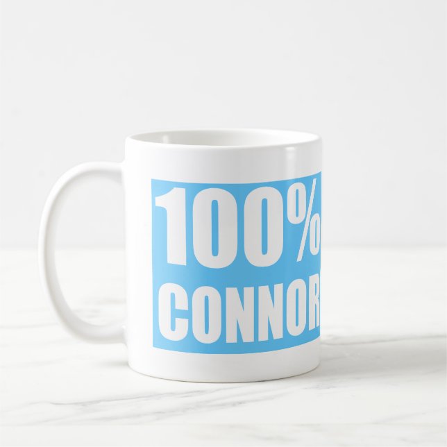 Connor namn kaffemugg (Vänster)