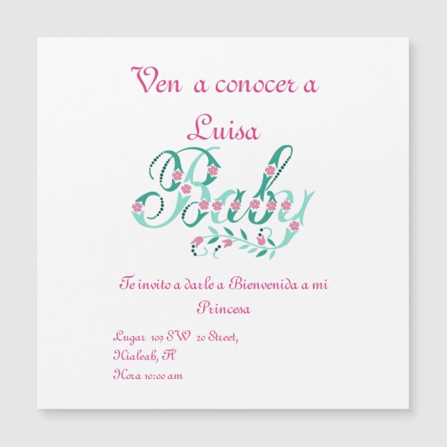 Conoce mi Bebe (Framsida)