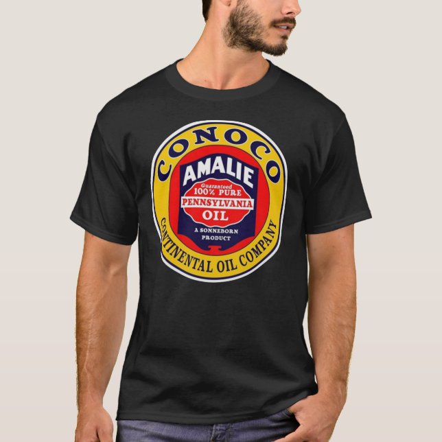 Conoco Oil Retro Classic T-Shirt (Framsida)