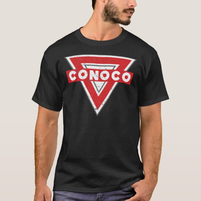 Conoco Oil Vintage Company Classic T-Shirt (Framsida)
