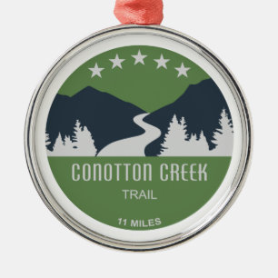 Conotton Bäck Trail Julgransprydnad Metall